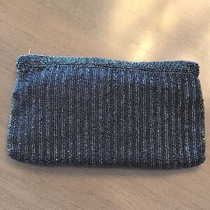 Elegant Rosenfeld Black Beaded Clutch Vintage
